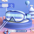 Children Swimming Goggles Caps Boys Girls Professional Diving Goggles Glasses Waterproof Anti-Fog Big Box
